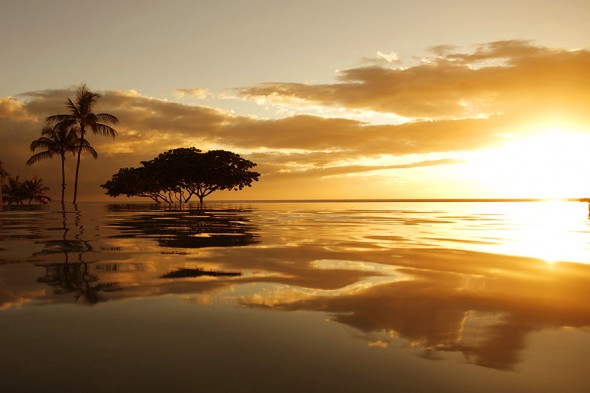 Maui island sunset beach in Noui
