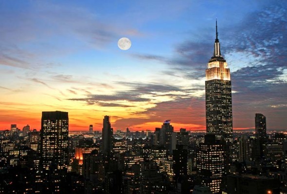 New York City sunset Where to stay in New York